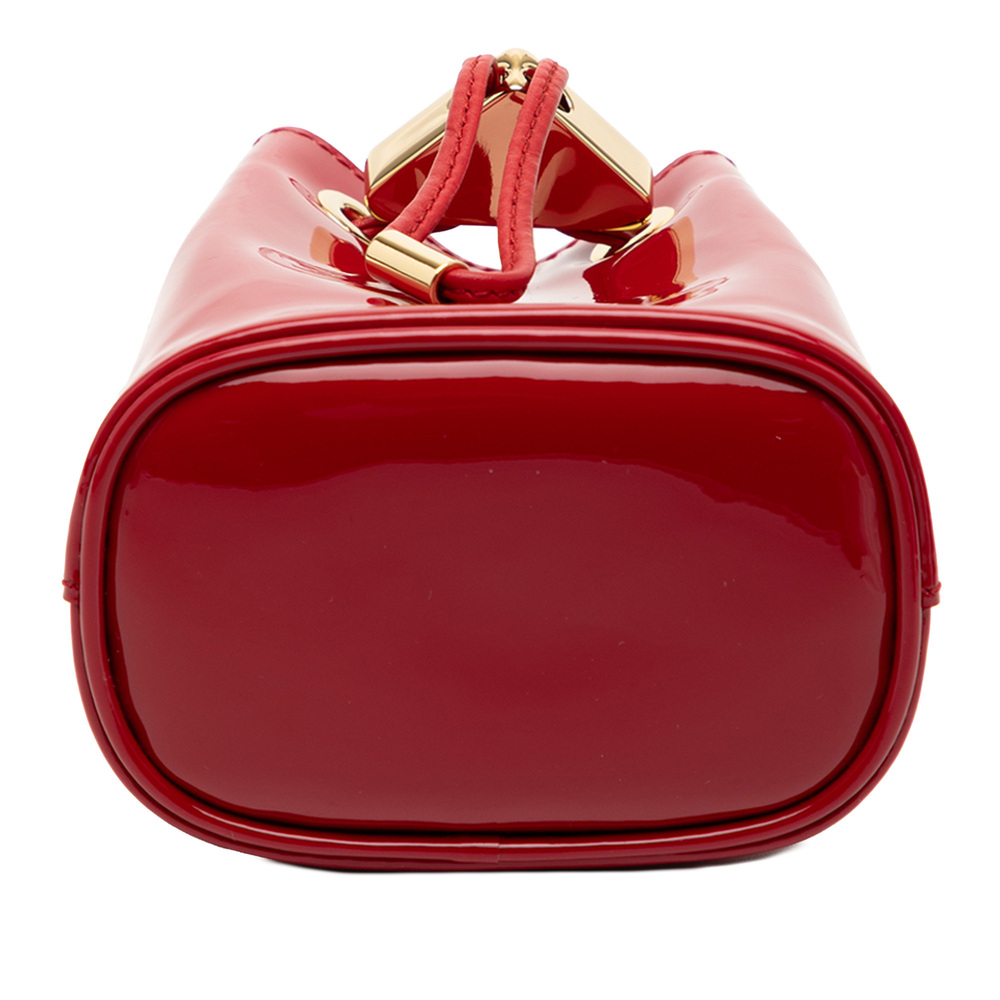 Pre-Loved Prada Mini Patent Drawstring Pouch - Picture 3 of 9